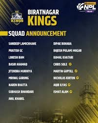 Biratnagar Kings Squad